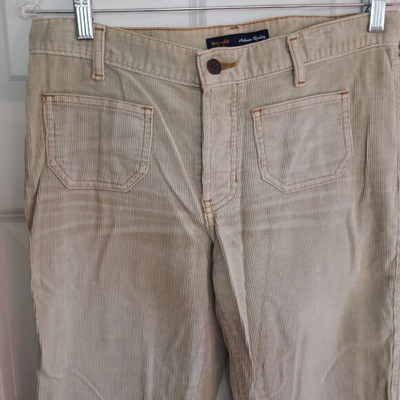 Vintage Abercrombie & Fitch Bootcut Flare Corduroy Button Jeans 90s Y2K - Picture 3 of 7